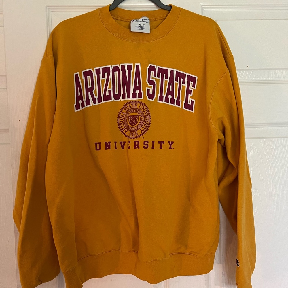 Champion Arizona State University Gold Crewneck
